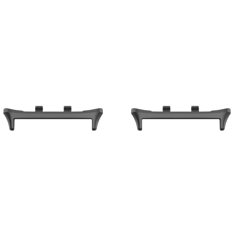 For Honor Watch 5 1 Pair 22mm Stainless Steel Metal Watch Band Connector(Black) - For Honor by PMc TechLife | Online Shopping South Africa | PMc TechLife | Buy Now Pay Later Mobicred