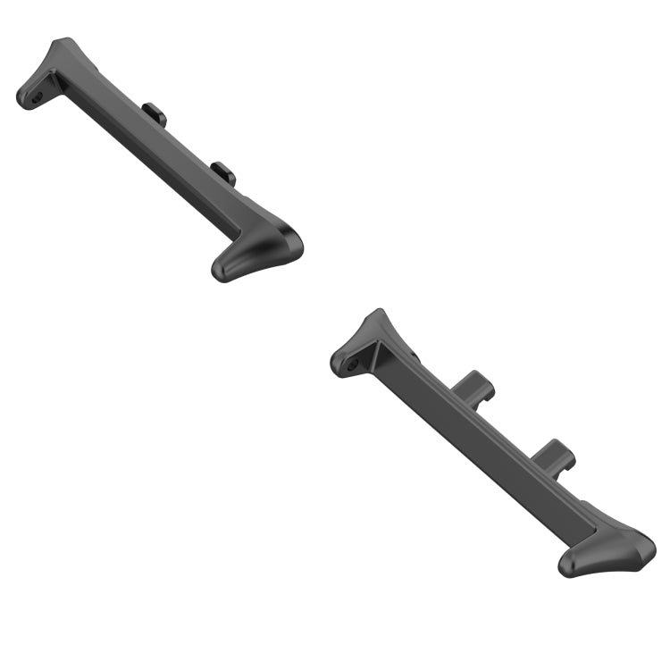 For Honor Watch 5 1 Pair 22mm Stainless Steel Metal Watch Band Connector(Black) - For Honor by PMc TechLife | Online Shopping South Africa | PMc TechLife | Buy Now Pay Later Mobicred