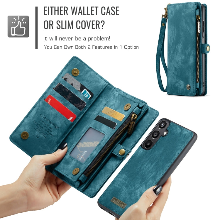 For Samsung Galaxy A16 5G CaseMe 008 Detachable Multifunctional Leather Phone Case(Blue) - free shipping - PMC Jewellery - Order now!