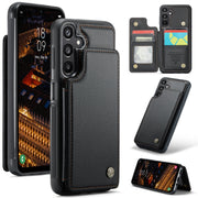 For Samsung Galaxy A16 5G CaseMe C22 Card Slots Holder RFID Anti-theft Phone Case(Black)