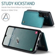 For Samsung Galaxy A16 5G CaseMe C22 Card Slots Holder RFID Anti-theft Phone Case(Green)