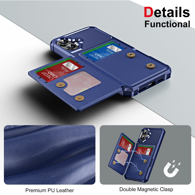 For iPhone 16 Plus ENKAY Hat-Prince Card Slot Wallet TPU Back Leather Phone Case with Lens Film(Rose Gold)