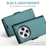 For Redmi 14C CaseMe 023 Butterfly Buckle Litchi Texture RFID Anti-theft Leather Phone Case(Green)
