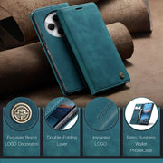 For Redmi 14C CaseMe 013 Multifunctional Horizontal Flip Leather Phone Case(Blue)
