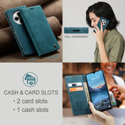 For Redmi 14C CaseMe 013 Multifunctional Horizontal Flip Leather Phone Case(Blue)