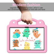 For Amazon Fire HD8 2024 / 2022 / HD8 Plus Handle Kickstand Children EVA Shockproof Tablet Case(Pink)