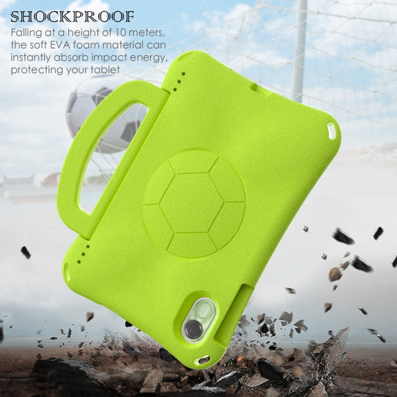 For Honor Pad X8 Pro 11.5 2023 Handle Football Shaped EVA Shockproof Tablet Case(Grass Green)