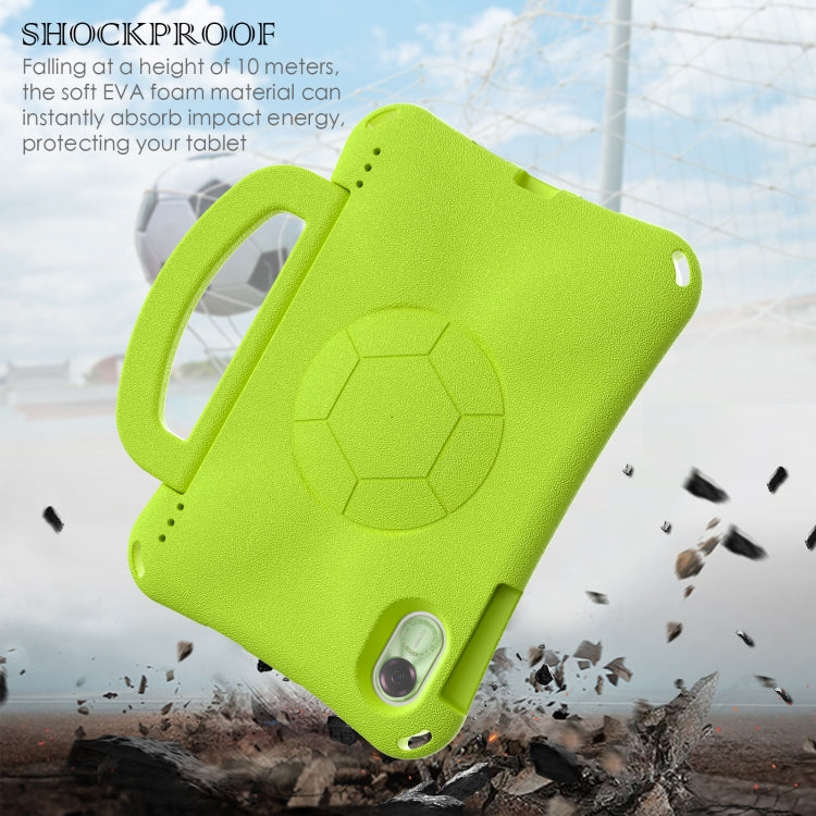 For Honor Pad X8 Pro 11.5 2023 Handle Football Shaped EVA Shockproof Tablet Case(Grass Green)
