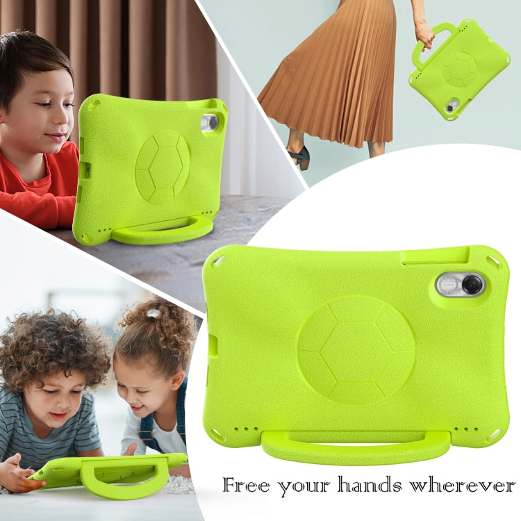 For Honor Pad X8 Pro 11.5 2023 Handle Football Shaped EVA Shockproof Tablet Case(Grass Green) - Honor by PMC TechLife | Online Shopping South Africa | PMC TechLife | Buy Now Pay Later Mobicred