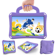 For Honor Pad X8 Pro 11.5 2023 Handle Football Shaped EVA Shockproof Tablet Case(Light Purple)