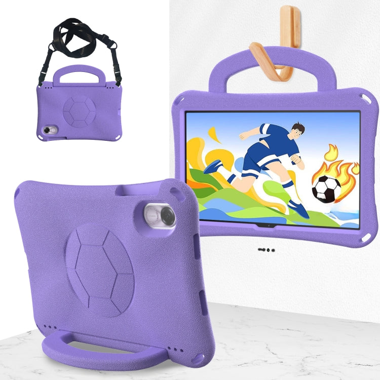 For Honor Pad X8 Pro 11.5 2023 Handle Football Shaped EVA Shockproof Tablet Case(Light Purple) - Honor by PMC TechLife | Online Shopping South Africa | PMC TechLife | Buy Now Pay Later Mobicred