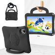 For Honor Pad X8 Pro 11.5 2023 Handle Football Shaped EVA Shockproof Tablet Case(Black) - Honor by PMC TechLife | Online Shopping South Africa | PMC TechLife | Buy Now Pay Later Mobicred