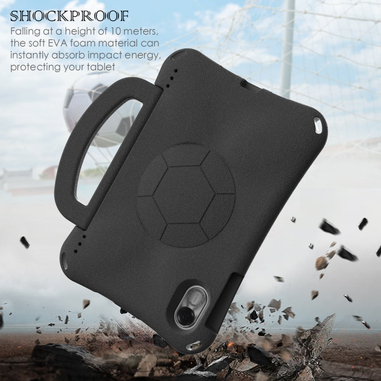 For Honor Pad X8 Pro 11.5 2023 Handle Football Shaped EVA Shockproof Tablet Case(Black)