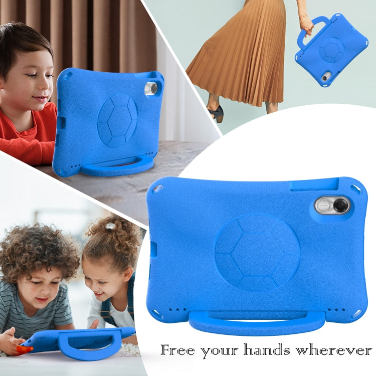 For Honor Pad X8 Pro 11.5 2023 Handle Football Shaped EVA Shockproof Tablet Case(Blue) - Honor by PMC TechLife | Online Shopping South Africa | PMC TechLife | Buy Now Pay Later Mobicred