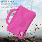 For Honor Pad X8 Pro 11.5 2023 Handle Football Shaped EVA Shockproof Tablet Case(Rose Red)