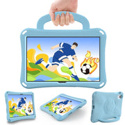 For Honor Pad X8 Pro 11.5 2023 Handle Football Shaped EVA Shockproof Tablet Case(Light Blue)