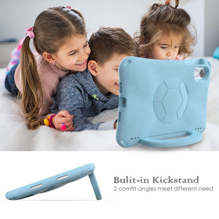 For Honor Pad X8 Pro 11.5 2023 Handle Football Shaped EVA Shockproof Tablet Case(Light Blue)