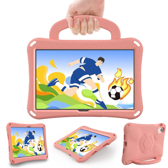 For Honor Pad X8 Pro 11.5 2023 Handle Football Shaped EVA Shockproof Tablet Case(Light Pink)