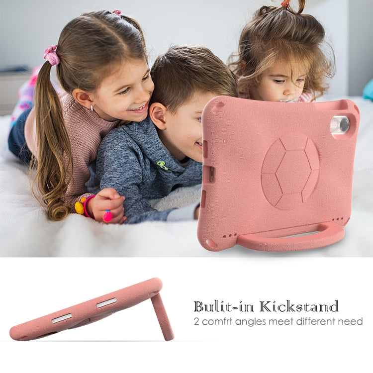 For Honor Pad X8 Pro 11.5 2023 Handle Football Shaped EVA Shockproof Tablet Case(Light Pink)