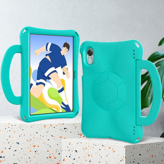 For Honor Pad X8 Pro 11.5 2023 Handle Football Shaped EVA Shockproof Tablet Case(Mint  Green)