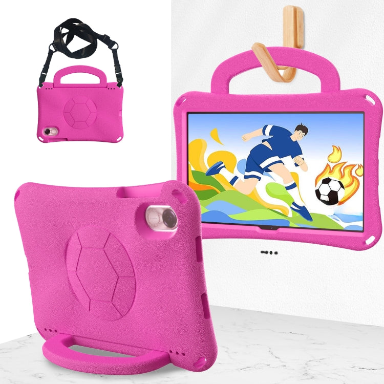 For Honor Pad X9 Handle Football Shaped EVA Shockproof Tablet Case(Rose Red) - Honor by PMC TechLife | Online Shopping South Africa | PMC TechLife | Buy Now Pay Later Mobicred