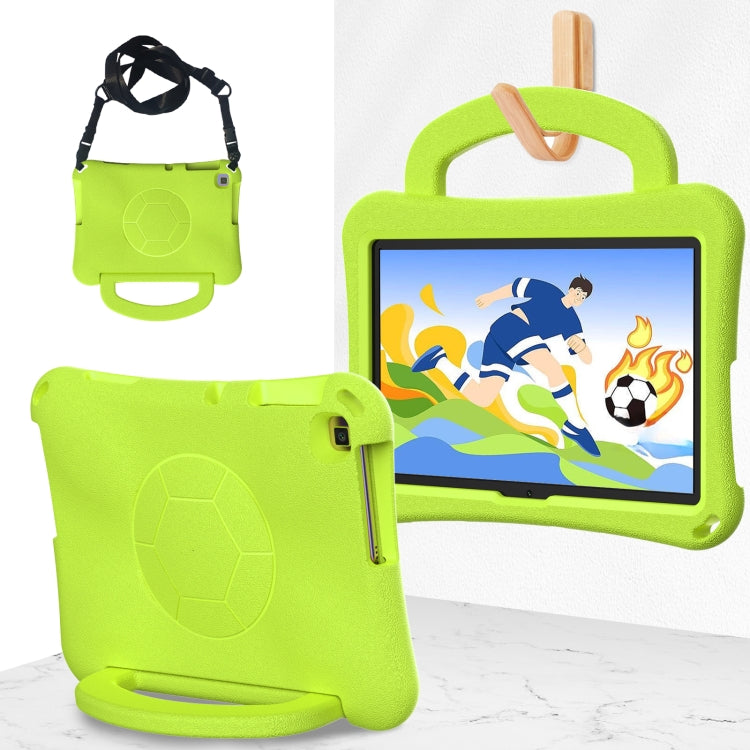 For Honor Pad X8 / X8 Lite 10.1 Handle Football Shaped EVA Shockproof Tablet Case(Grass Green) - Honor by PMC TechLife | Online Shopping South Africa | PMC TechLife | Buy Now Pay Later Mobicred