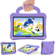 For Honor Pad X8 / X8 Lite 10.1 Handle Football Shaped EVA Shockproof Tablet Case(Light Purple)
