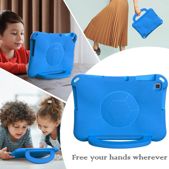 For Honor Pad X8 / X8 Lite 10.1 Handle Football Shaped EVA Shockproof Tablet Case(Blue)