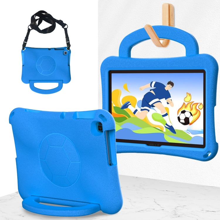 For Honor Pad X8 / X8 Lite 10.1 Handle Football Shaped EVA Shockproof Tablet Case(Blue) - Honor by PMC TechLife | Online Shopping South Africa | PMC TechLife | Buy Now Pay Later Mobicred