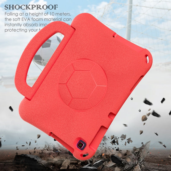 For Honor Pad X8 / X8 Lite 10.1 Handle Football Shaped EVA Shockproof Tablet Case(Red)