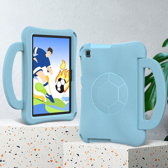 For Honor Pad X8 / X8 Lite 10.1 Handle Football Shaped EVA Shockproof Tablet Case(Light Blue)