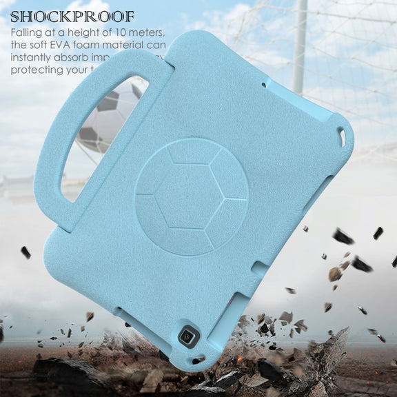 For Honor Pad X8 / X8 Lite 10.1 Handle Football Shaped EVA Shockproof Tablet Case(Light Blue)