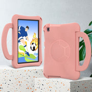 For Honor Pad X8 / X8 Lite 10.1 Handle Football Shaped EVA Shockproof Tablet Case(Light Pink)