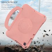 For Honor Pad X8 / X8 Lite 10.1 Handle Football Shaped EVA Shockproof Tablet Case(Light Pink)