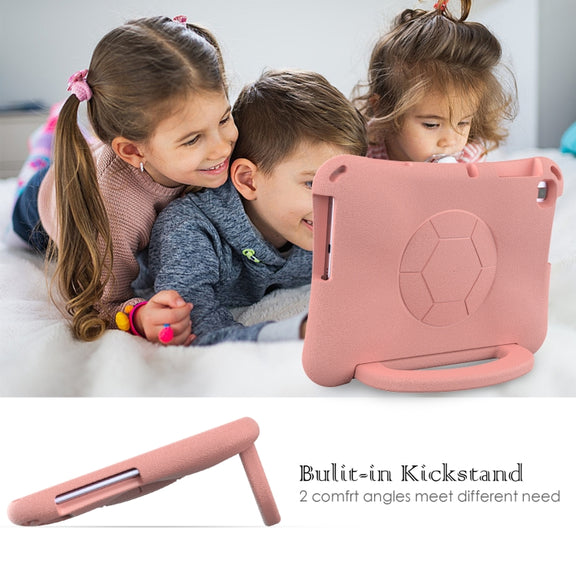 For Honor Pad X8 / X8 Lite 10.1 Handle Football Shaped EVA Shockproof Tablet Case(Light Pink)