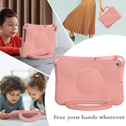 For Honor Pad X8 / X8 Lite 10.1 Handle Football Shaped EVA Shockproof Tablet Case(Light Pink)