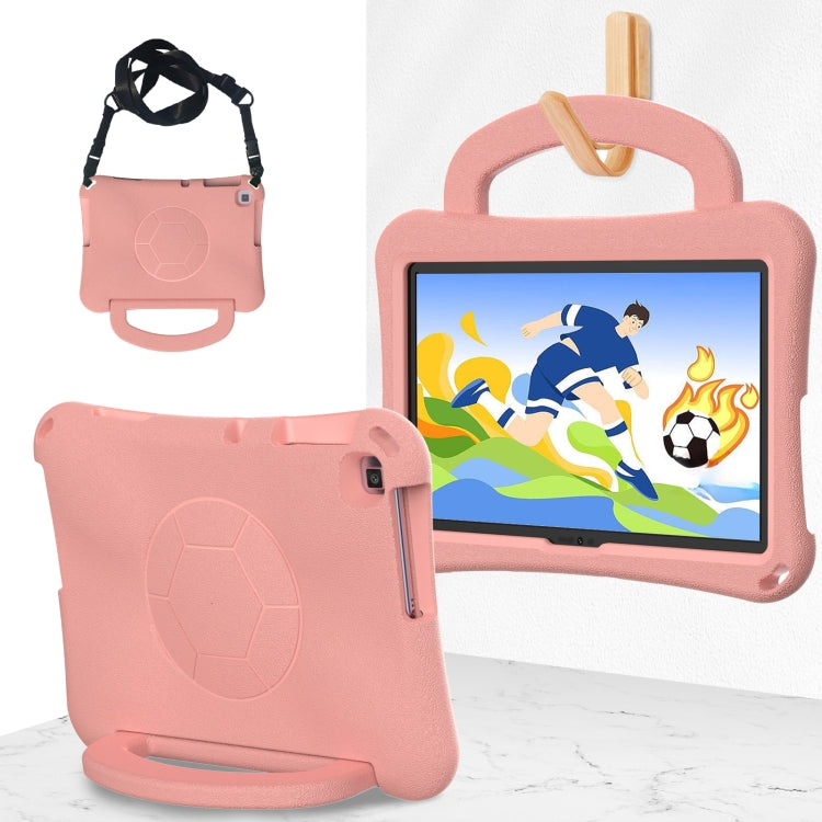 For Honor Pad X8 / X8 Lite 10.1 Handle Football Shaped EVA Shockproof Tablet Case(Light Pink) - Honor by PMC TechLife | Online Shopping South Africa | PMC TechLife | Buy Now Pay Later Mobicred