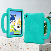 For Honor Pad X8 / X8 Lite 10.1 Handle Football Shaped EVA Shockproof Tablet Case(Mint  Green)