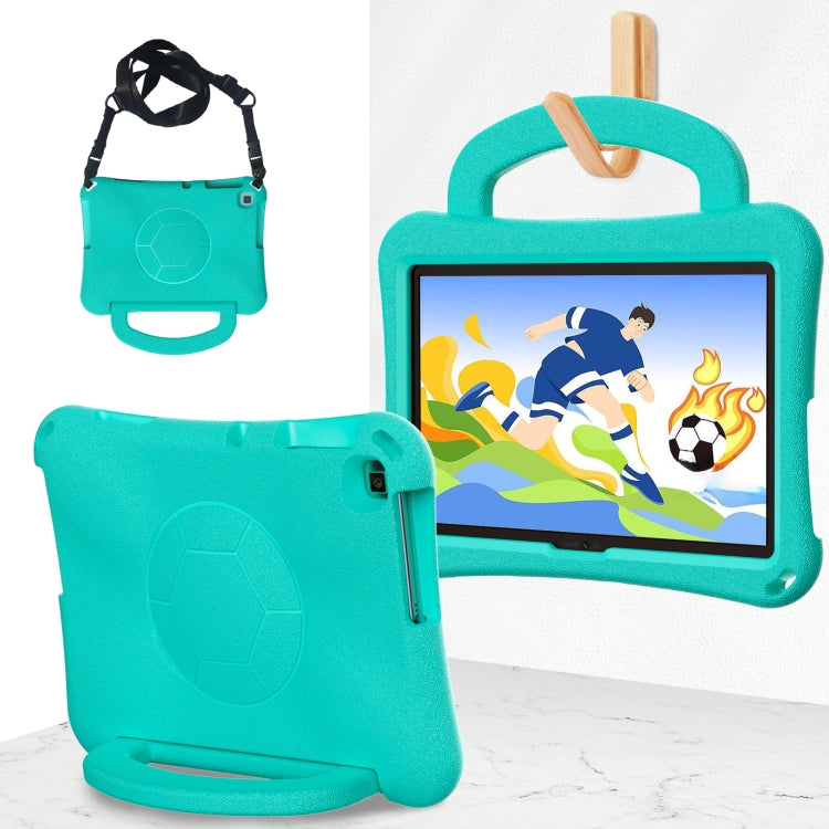 For Honor Pad X8 / X8 Lite 10.1 Handle Football Shaped EVA Shockproof Tablet Case(Mint  Green) - Honor by PMC TechLife | Online Shopping South Africa | PMC TechLife | Buy Now Pay Later Mobicred