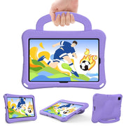 For Honor Pad V7 10.4 2024 Handle Football Shaped EVA Shockproof Tablet Case(Light Purple)