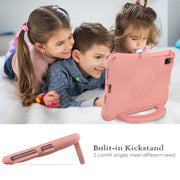 For Honor Pad V7 10.4 2024 Handle Football Shaped EVA Shockproof Tablet Case(Light Pink)