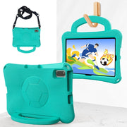 For Honor Pad V7 10.4 2024 Handle Football Shaped EVA Shockproof Tablet Case(Mint  Green)
