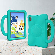 For Honor Pad V7 10.4 2024 Handle Football Shaped EVA Shockproof Tablet Case(Mint  Green)