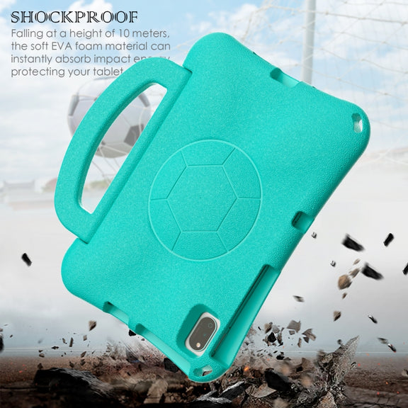 For Honor Pad V7 10.4 2024 Handle Football Shaped EVA Shockproof Tablet Case(Mint  Green)