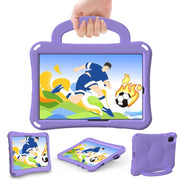 For Honor Pad V7 11 2021 Handle Football Shaped EVA Shockproof Tablet Case(Light Purple)