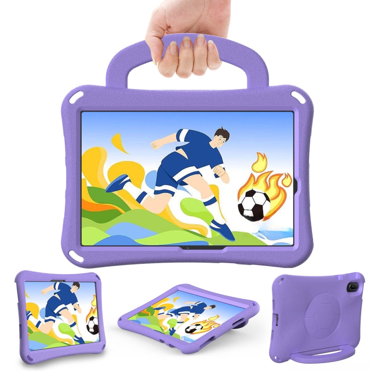 For Honor Pad V7 11 2021 Handle Football Shaped EVA Shockproof Tablet Case(Light Purple)