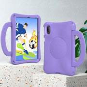 For Honor Pad V7 11 2021 Handle Football Shaped EVA Shockproof Tablet Case(Light Purple)