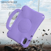 For Honor Pad V7 11 2021 Handle Football Shaped EVA Shockproof Tablet Case(Light Blue)