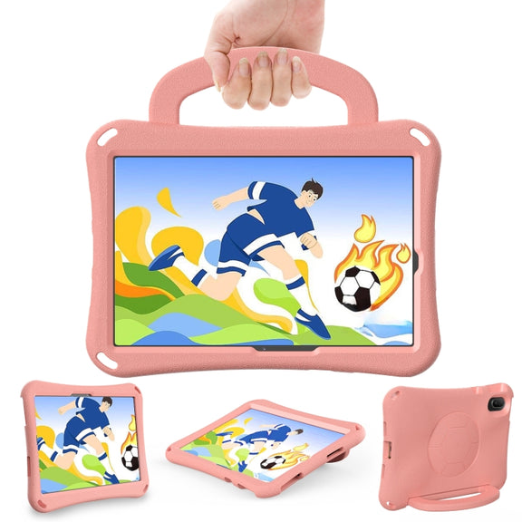 For Honor Pad V7 11 2021 Handle Football Shaped EVA Shockproof Tablet Case(Light Pink)