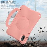 For Honor Pad V7 11 2021 Handle Football Shaped EVA Shockproof Tablet Case(Light Pink)